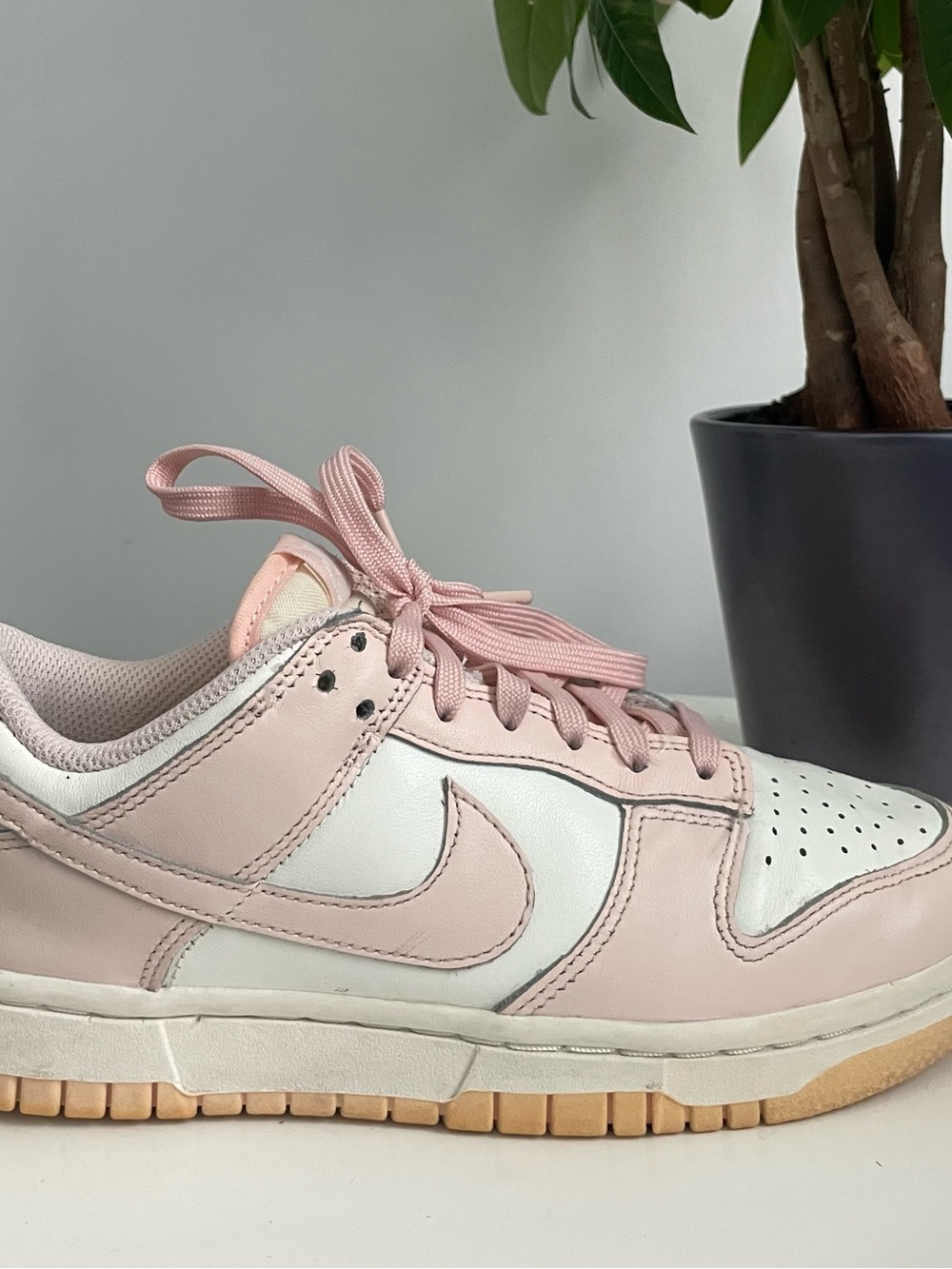 Women Size 6.5 Nike Dunk Low Orange Pearl Light Pink Shoes